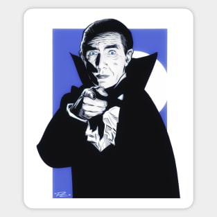 Bela Lugosi - An illustration by Paul Cemmick Sticker